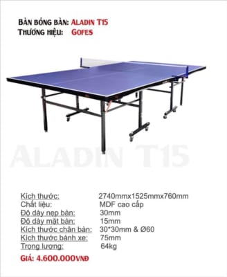 Bàn Gofes Aladin T15-2