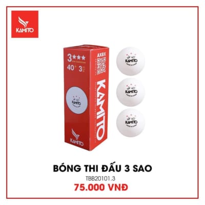 Bóng bàn KAMITO 3 quả