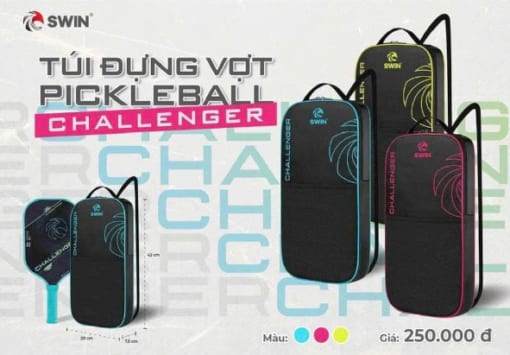 TÚI ĐỰNG VỢT PICKLEBALL SWIN CHALLENGER – KIỂU DÁNG NHỎ GỌN, TIỆN LỢI