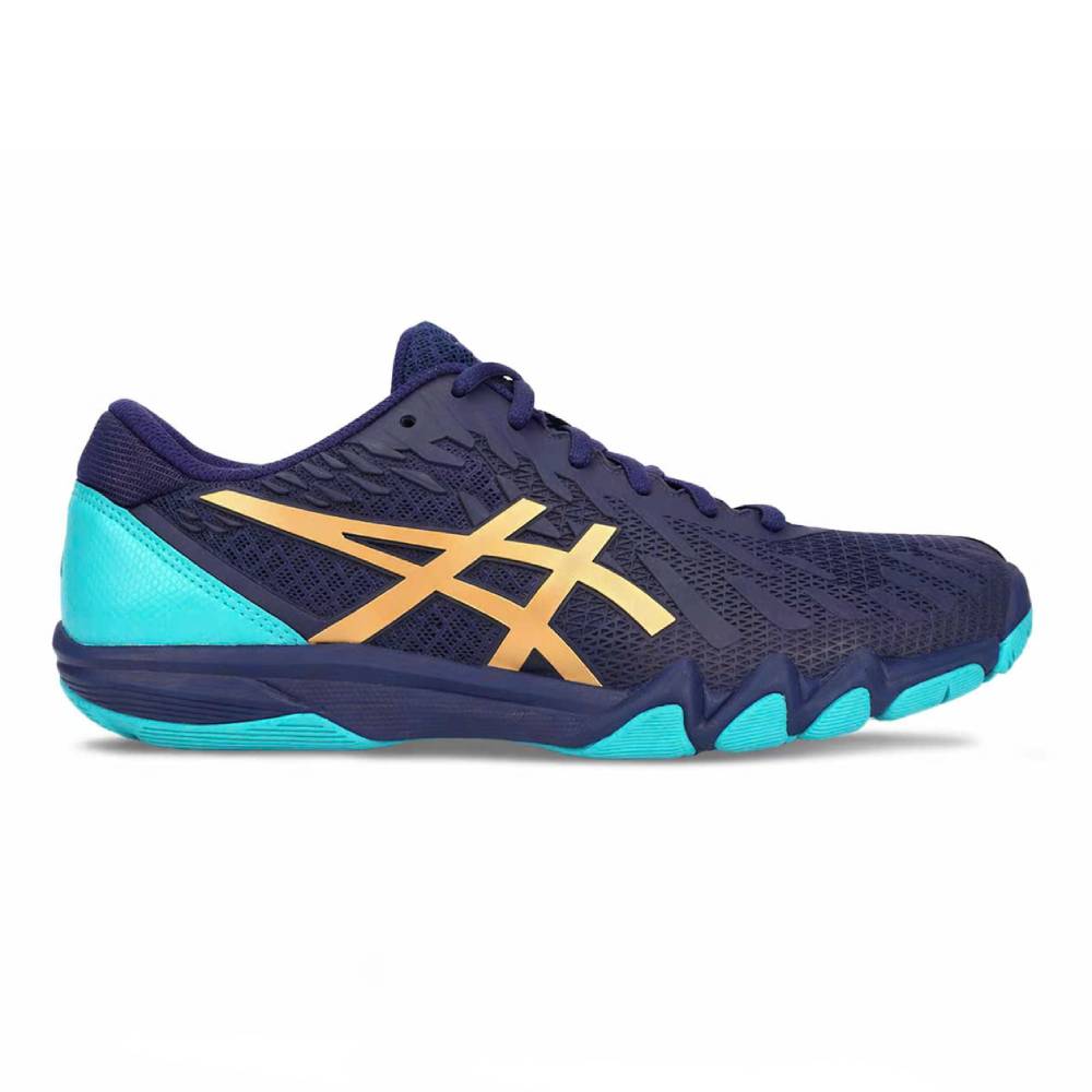 giay asics attack bladelyte 4 2026 xanh vang 1