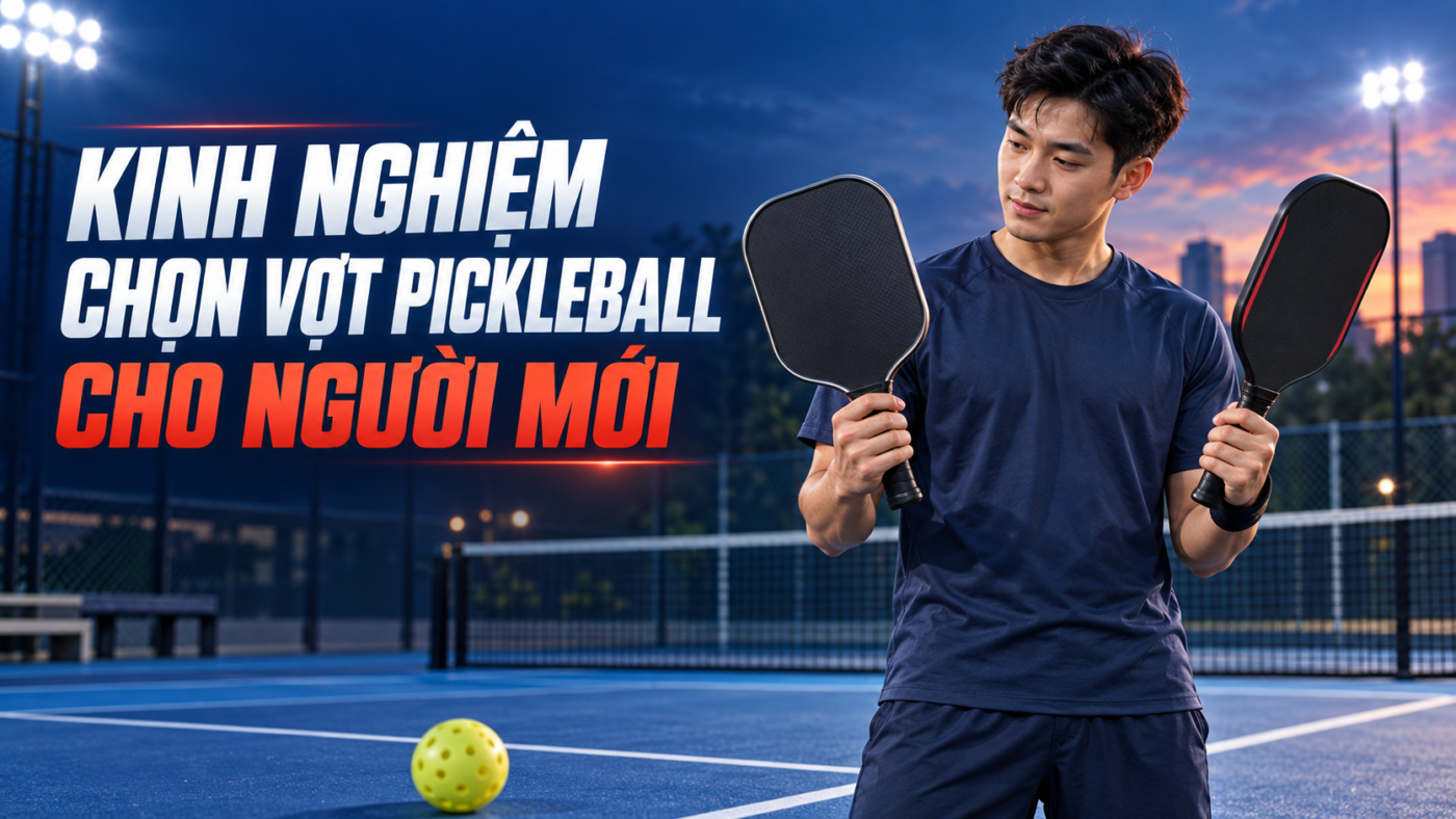 kinh nghiem chon vot pickleball cho nguoi moi